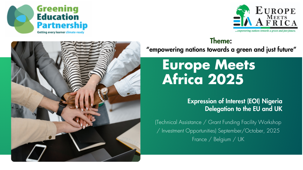 Europe Meets Africa 2025, Expression of Interest.